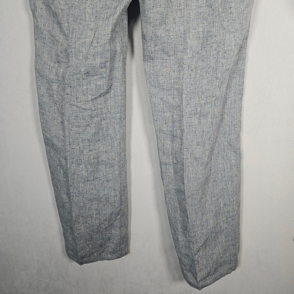 John Varvatos Pants Men's 38 NWT 100% Linen Dusted Blue P293Z2-ECMA $498 Preppy - Picture 13 of 15